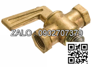 Van khóa thau răng trong RT tay vặn màu đỏ 114