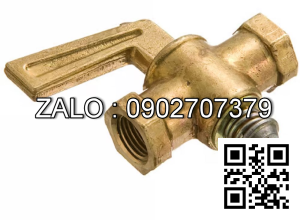 Van khóa thau răng trong RT tay vặn màu đỏ 160