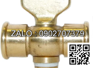 Van khóa thau răng trong RT tay vặn Inox màu trắng 168