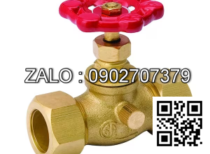 Van khóa thau tay gạt Inox màu đỏ 114