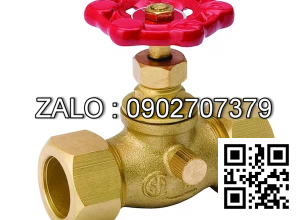 Van khóa thau tay gạt Inox màu đỏ 200