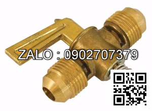 Van khóa thau răng trong RT tay gạt thau màu xanh 90