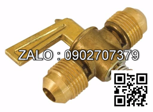 Van khóa thau răng trong RT tay gạt thau màu xanh 140