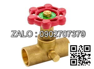 Van khóa thau răng trong RT tay vặn thau màu xanh 114