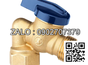 Van khóa thau răng trong RT tay vặn thau màu đỏ 90