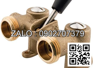 Van khóa thau tay gạt màu xanh 114