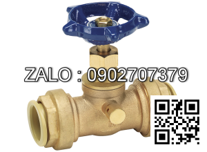 Van khóa thau tay vặn màu trắng 140