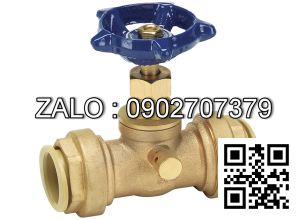 Van khóa thau tay vặn màu trắng 168