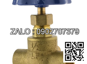 Van khóa thau tay vặn Inox màu đỏ 114