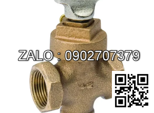 Van khóa thau tay gạt thau màu trắng 114