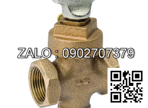 Van khóa thau tay gạt thau màu trắng 140