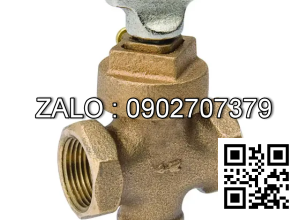 Van khóa thau tay gạt thau màu trắng 200