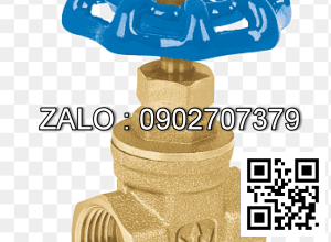 Van khóa thau tay gạt thau màu xanh 168