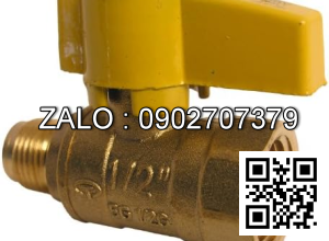 Van khóa thau tay vặn thau màu trắng 114