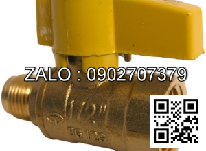 Van khóa thau tay vặn thau màu trắng 160