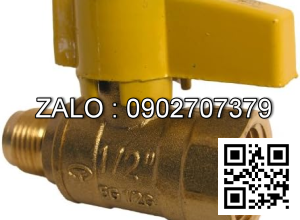 Van khóa thau tay vặn thau màu trắng 168