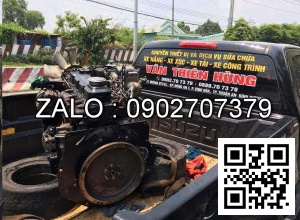 Thay cây đèn hông xe tải