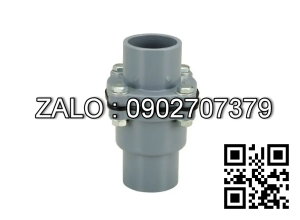 Van 1 chiều nhựa uPVC phi 49