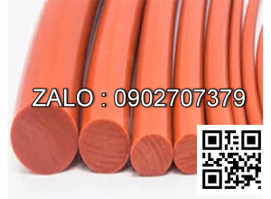 Dây silicon tròn đặc chịu nhiệt phi Ø3