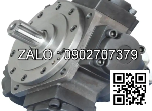 Motor piston JMDG8-700/800 8 răng trục Ø50, trục trơn Ø54, Định vị 256mm