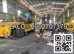 Xe nâng Vân Thiên Hùng sửa chữa xe nâng dầu 1.5 tấn Tailift
