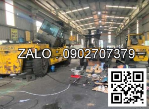 Xe nâng Vân Thiên Hùng sửa chữa xe nâng dầu 2.0 tấn Mitsubishi