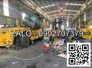 Xe nâng Vân Thiên Hùng sửa chữa xe nâng dầu 3.0 tấn Nissan