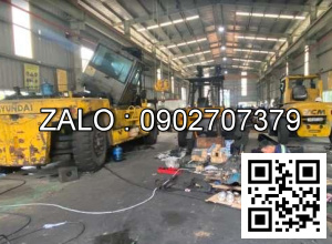 Xe nâng Vân Thiên Hùng sửa chữa xe nâng dầu 6.0 tấn Mitsubishi