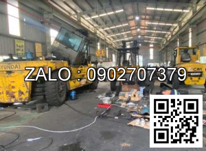 Xe nâng Vân Thiên Hùng sửa chữa xe nâng ga 1.5 tấn Manitou