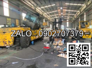 Xe nâng Vân Thiên Hùng sửa chữa xe nâng xăng 6.0 tấn Clark