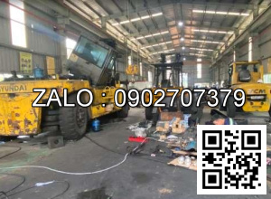 Xe nâng Vân Thiên Hùng sửa chữa xe nâng xăng 7.0 tấn Clark