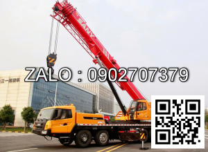Thuê cẩu trục bánh lốp 25 tấn