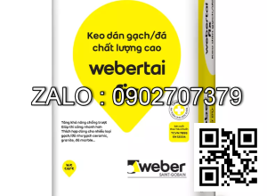 Keo dán gạch webertai fix 40kg
