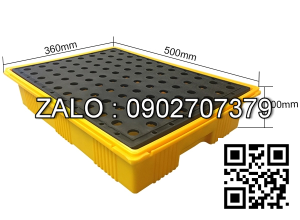 Khay chống tràn hóa chất 500x360x100