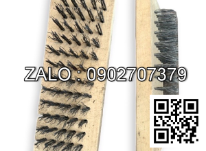 Bàn chải chà sàn, Cước sắt loại to, đánh rỉ sắt cán gỗ