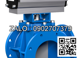 Van Inox 4 ngã mặt bích điều khiển điện Ø 34