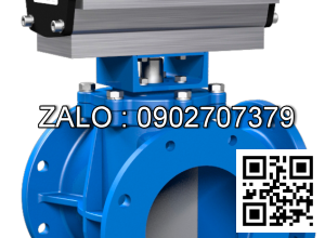 Van Inox 4 ngã mặt bích điều khiển điện Ø 48