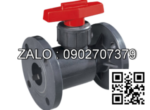 Van bi uPVC mặt bích 2 ngã DN10