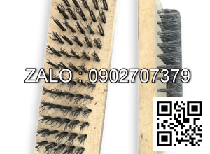 Bàn chải chà sàn, Cước sắt loại to, đánh rỉ sắt cán gỗ