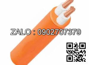 Cáp điện chậm cháy Cadivi CXV/FRT-2×1.5 (2×7/0.52) – 0.6/1kV