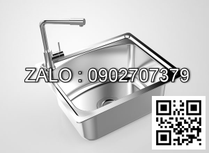 Chậu rửa bát inox 304 cao cấp S50 (500x420x220mm)