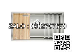 Chậu rửa bát 1 hố, hạ bậc KONOX Workstation Sink-Undermount Sink KN8046SU (Full phụ kiện)