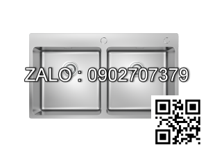 Chậu rửa bát 2 hố KONOX Topmount UNICO 8850