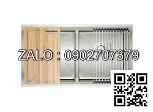 Chậu rửa bát 2 hố, hạ bậc KONOX Workstation Sink-Undermount Sink KN8046DUB