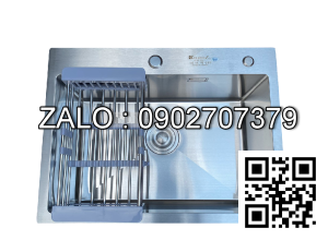 Chậu rửa bát KAGOL K6045-304 một hố inox 304 (600x450x240 mm)