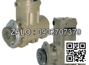 Haldex 3047440X - Remanufactured Cummins Holset SS296 Super Single Cylinder Air Compressor with 12-Month Warranty