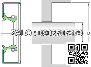 Phốt lò xo 12X32X7 HMSA10 RG
