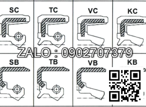 Oil Seal 24*8*9/13*7*4/20*12*6/17.5*8.5*8