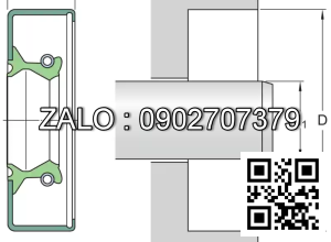 Phốt lò xo 24X40X7 HMSA10 RG