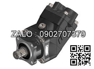 Bơm thủy lực MDS 130Bơm quay trái / phải Trục 8 răng Ø32x36, Định vị 80mm, tâm 4 lỗ bulong 80 x 80mm, Tốc độ Min: 300V/p, Max : 1500 - 2300 v/p